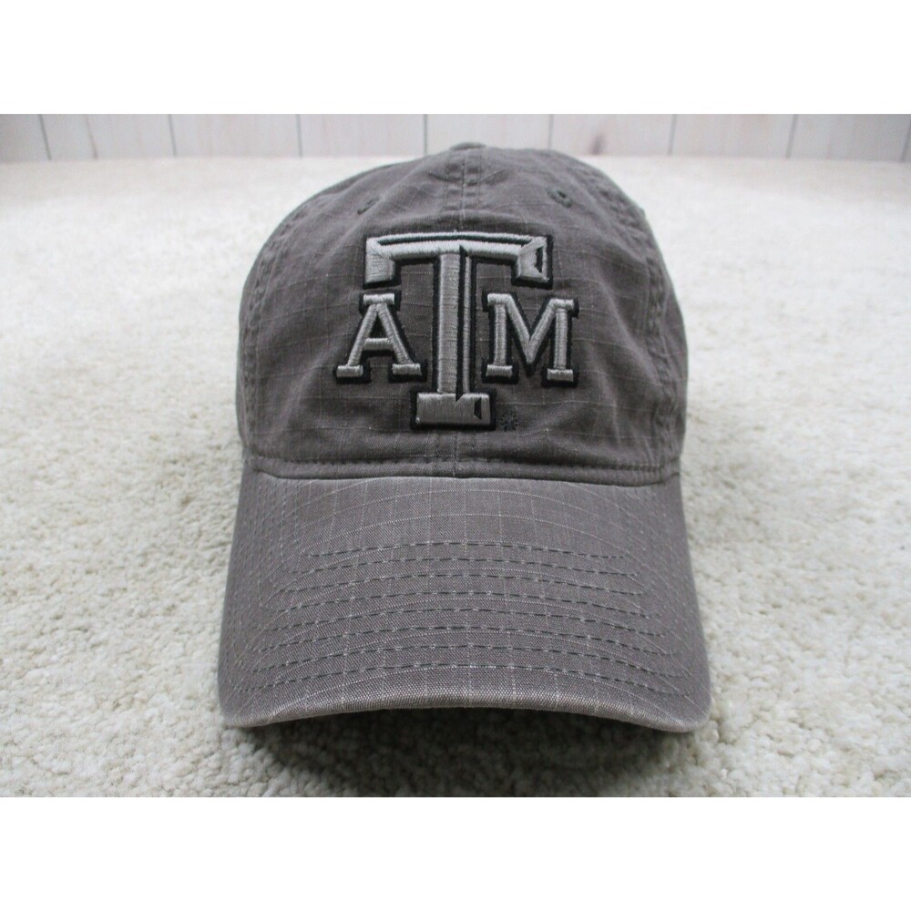 Texas A&M Aggies Hat Cap Mens One Size Adjustable Gray College Adidas Football